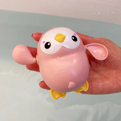 Baby Bath Toys Bathing Cute Swimming Turtle Whale Pool Beach Classic Chain Clockwork Water Toy For Kids Water Playing Toys ALPENZO