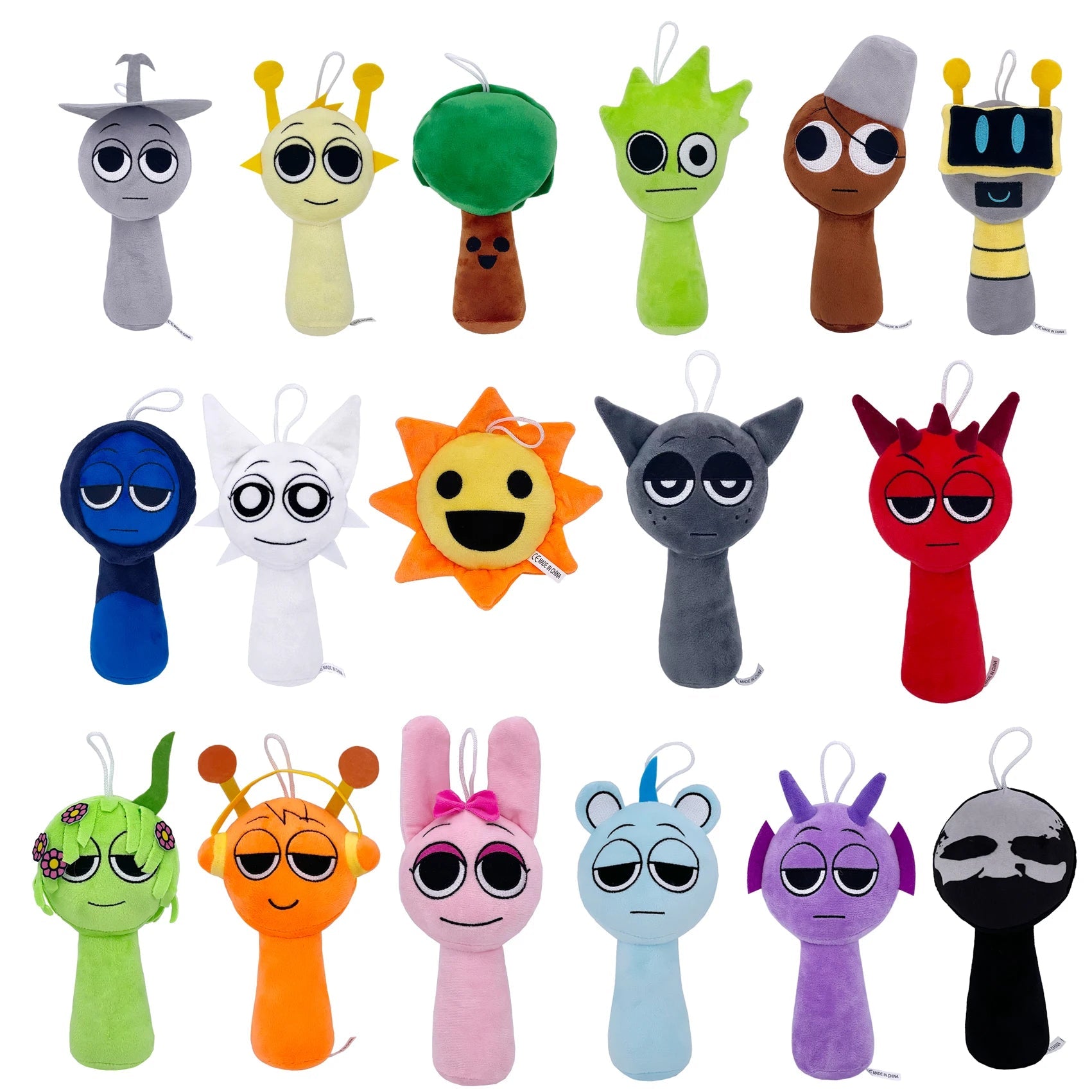 Sprunki Plush Toys Sprunki Incredibox Plush Doll Sprunki Game Cartoon Pillow Kids Birthday Gifts Stuffed Dolls Christmas Gift ALPENZO