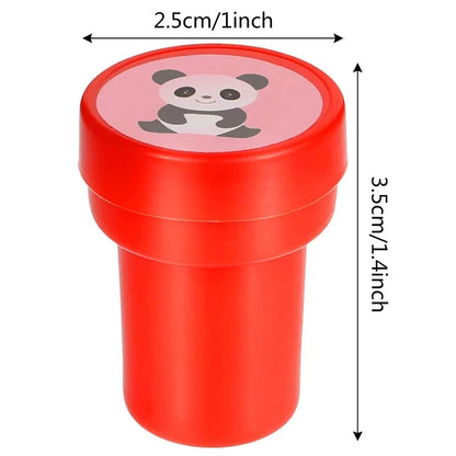 10pcs Assorted Stamps for Kids Self-ink Stamps Children Toy Stamps Smiley Face Seal Scrapbooking DIY Painting Photo Album Decor ALPENZO