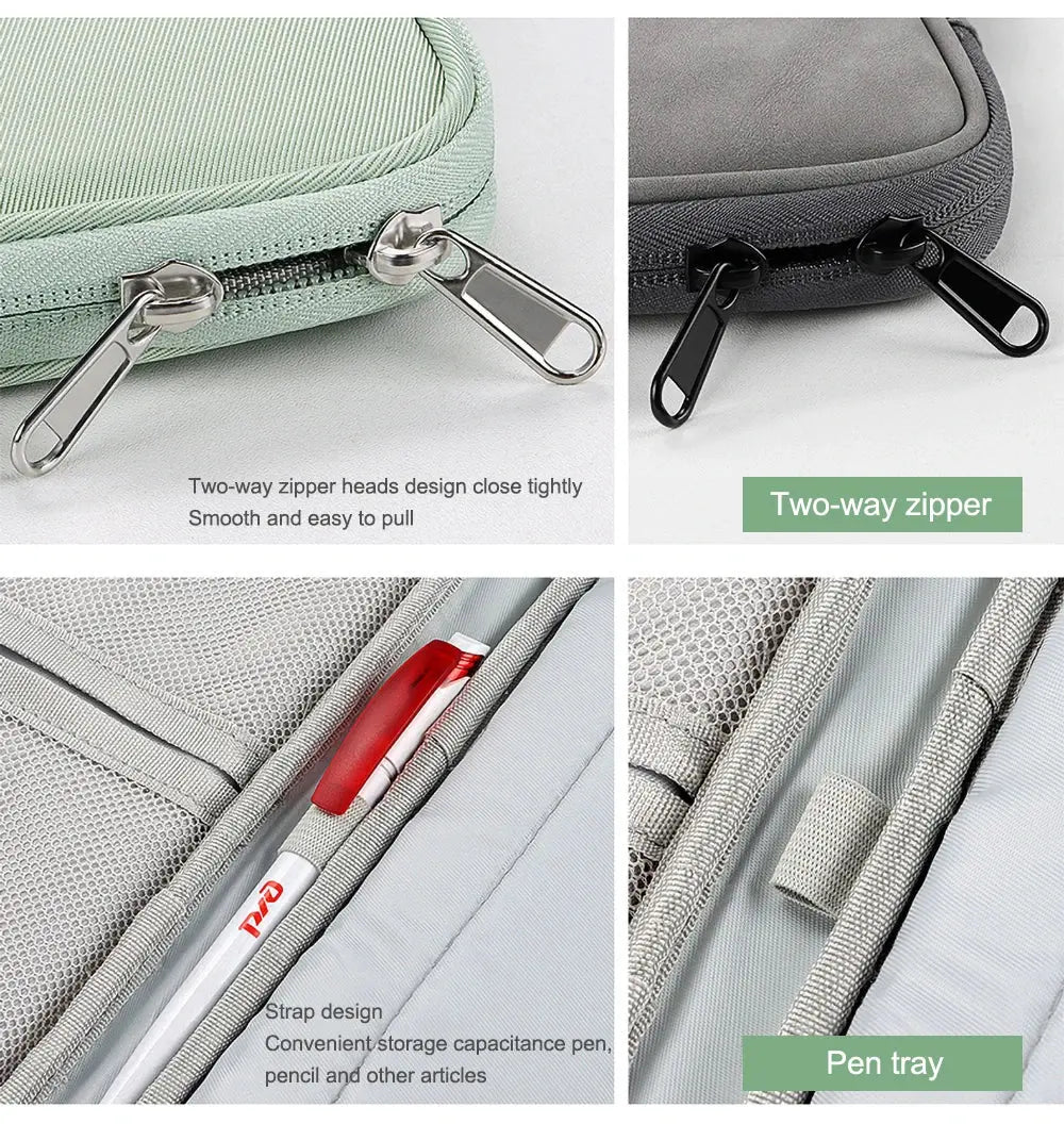 Tablet Sleeve Bag For iPad Pro 12 9 11 13 inch Pouch iPad 10th 9th 8th 7th Generation Air 5 4 3 2021 2022 Waterproof Tablet Bag - ALPENZO