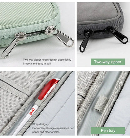 Tablet Sleeve Bag For iPad Pro 12 9 11 13 inch Pouch iPad 10th 9th 8th 7th Generation Air 5 4 3 2021 2022 Waterproof Tablet Bag - ALPENZO