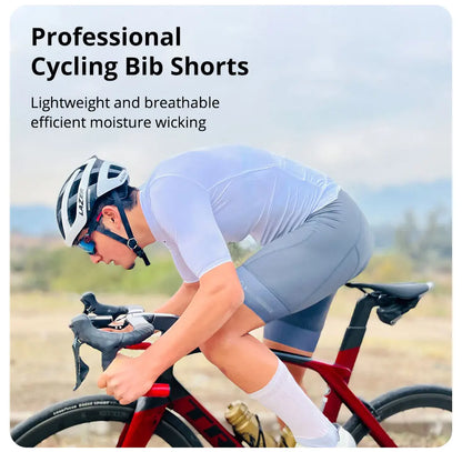 Cycling Bib Shorts Men Outdoor Wear Bike Cycling 6 Hours Padded Riding Bib Tights Bicycle Clothing