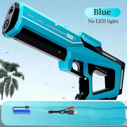 Pulse electric continuous water gun for children, high-pressure and strong waterproof automatic water absorption ALPENZO