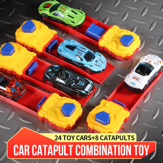 Children's toy car combination, pop-up, equipped with toy cars, various combinations, suitable for boys and girls as gifts! ALPENZO