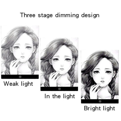 A4 Level Dimmable Led Drawing Copy Pad Board Children's Toy Painting Educational Kids Grow Playmates Creative Gifts For Children ALPENZO