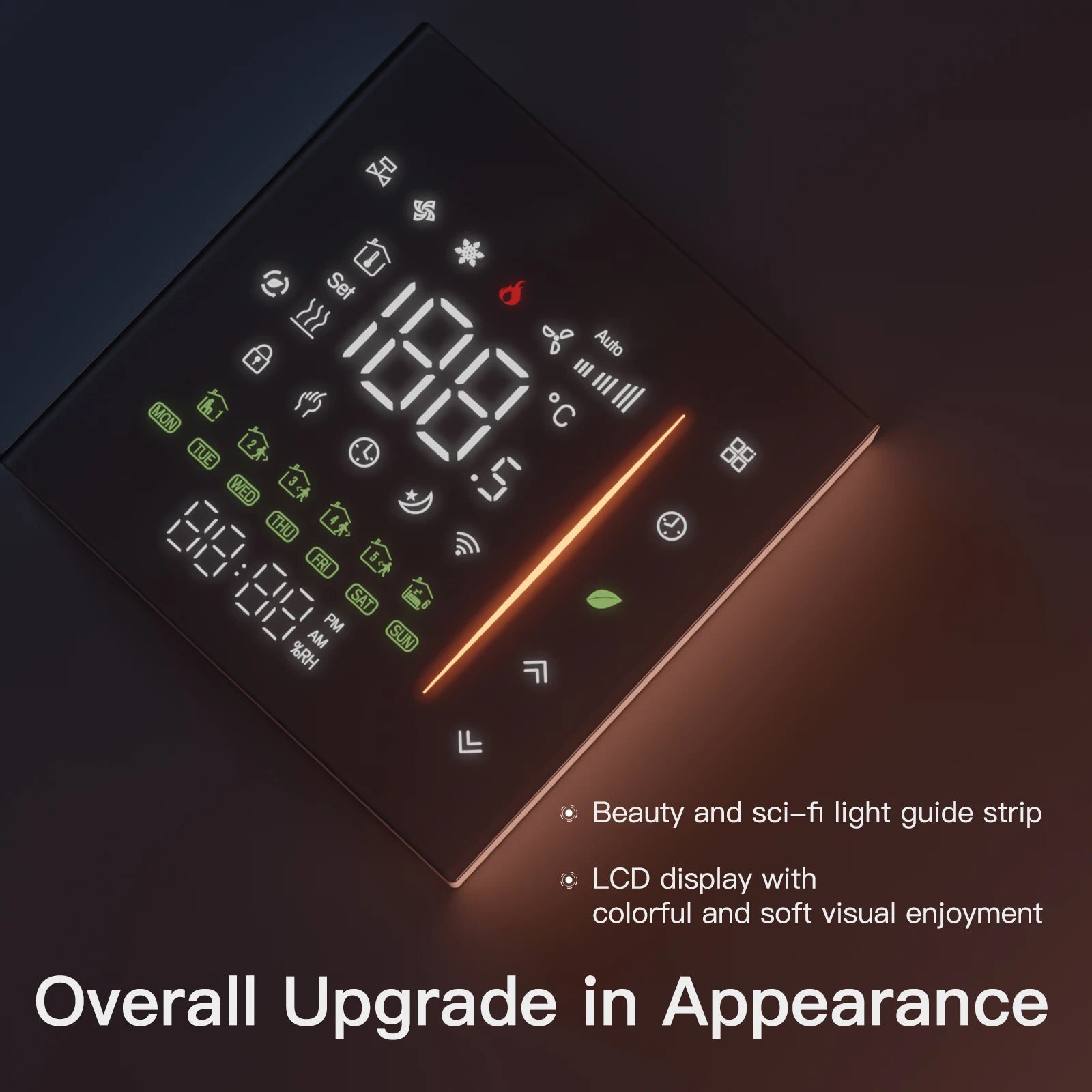 Moes Zigbee Thermostat Room Temperature Controller of Water/Electric Floor Heating Gas Boiler Humidity Tuya Work with Alex 5A16A - ALPENZO