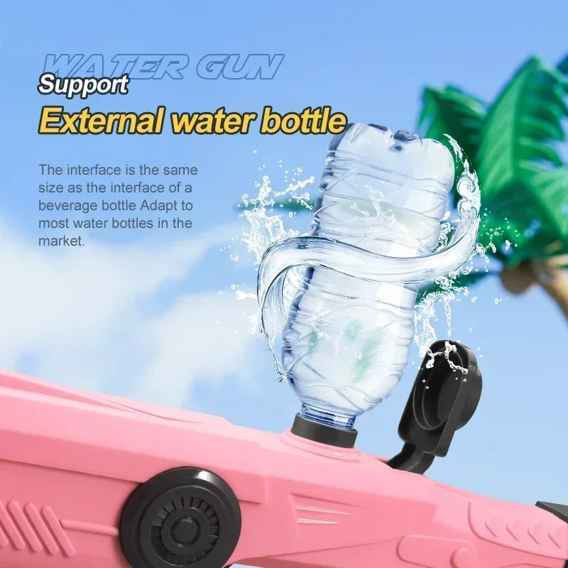 Electric Automatic Water Storage Gun Toys Portable Children Summer Beach Outdoor Fight Fantasy Spray Gun Toys Boy Kid Adult Game ALPENZO