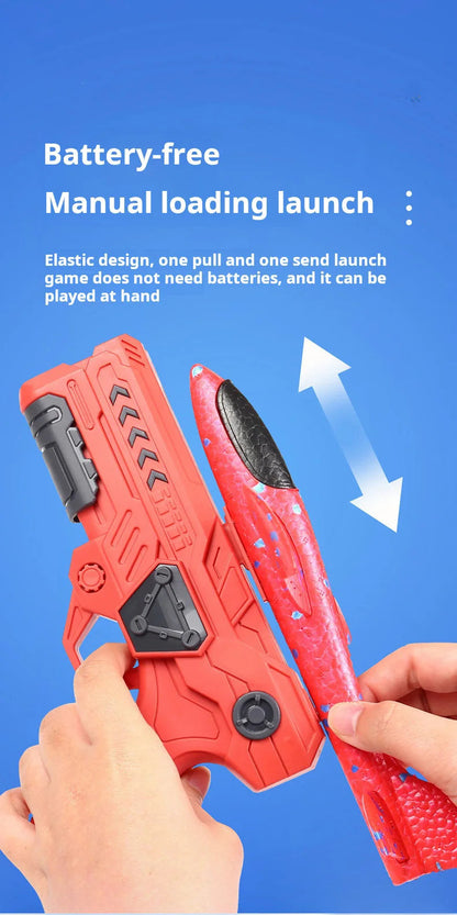 Children's Foam Ejection Aircraft Toys Parent-Child Interaction Outdoor Foam Aircraft Park ALPENZO