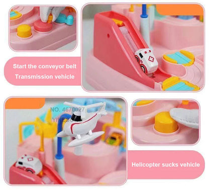 Racing Rail Car Model Space Aerospace Animals Educational Toys Children Train Track Adventure Brain Mechanical Interactive Game ALPENZO