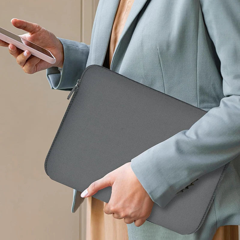 Portable Laptop Sleeve Bag Soft Cover 11 12 13 14 15 15.6 inch for Macbook Huawei Xiaomi Hp Dell Lenovo Notebook Accessories - ALPENZO