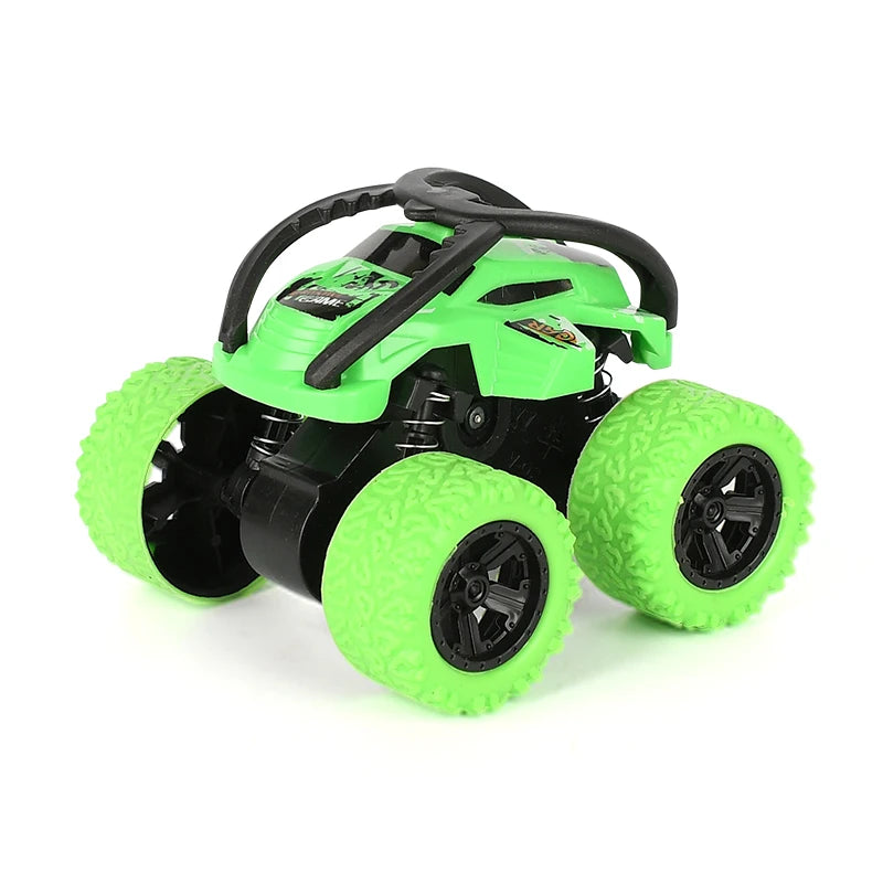 Inertial Off-Road Vehicle Toy Super Fall Resistant Climbing Car Model Car Children's Four-Wheel Drive Toy 360 Degree Rotation ALPENZO