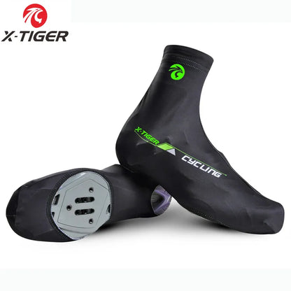 X-TIGER Cycling Shoe Cover Winter Thermal Fleece MTB Bicycle Overshoes Women Men Road Racing Bike Shoes Cover