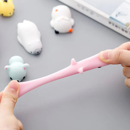 50-5PCS Mochi Squishies Kawaii Anima Squishy Toys For Kids Antistress Ball Squeeze Party Favors Stress Relief Toys For Birthday ALPENZO