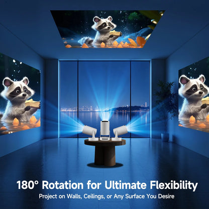 Magcubic Projector HY300 PRO + 4K Android 11 Dual Wifi6  Allwinner H713 BT5.4 1080P 1280*720P Home Cinema Outdoor Projetor ALPENZO