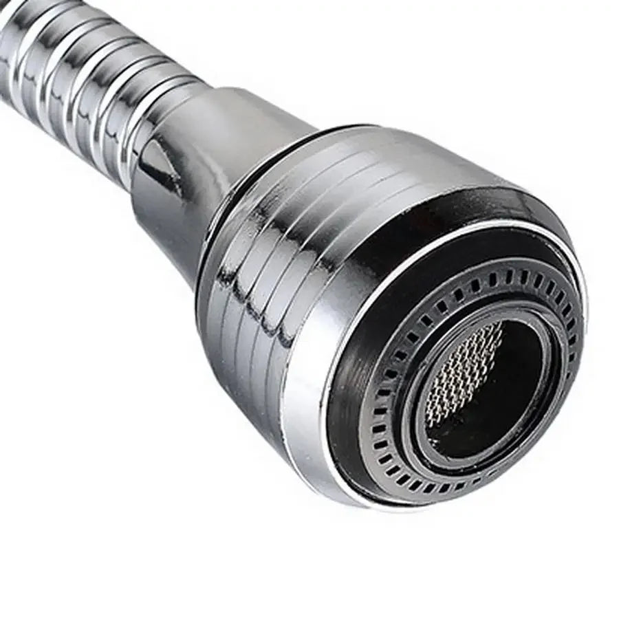 Kitchen Stainless Steel Faucet Sprinkler Water-saving Device Lengthening Rotating Splash Proof Sprinkler Spray Extender Bubbler - ALPENZO