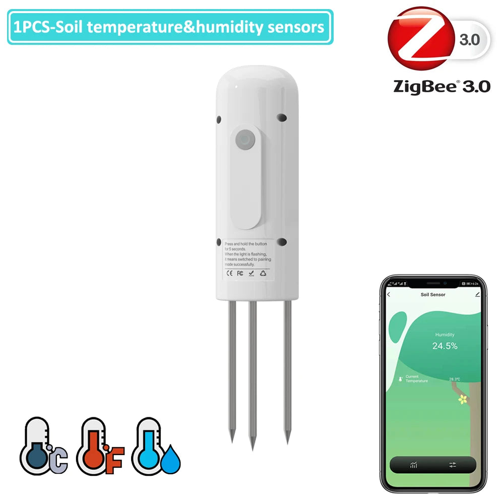 ZIGBEE WIFI Garden Watering Timer Smart Sprinkler Drip Irrigation System Built-in Water Flow Recorder Controller TUYA - ALPENZO