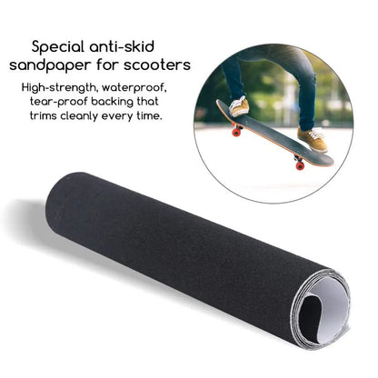 Skateboard Deck Sandpaper Grip Tape Skating Board Longboard Sandpaper Griptape Skating Board Sticker Professional