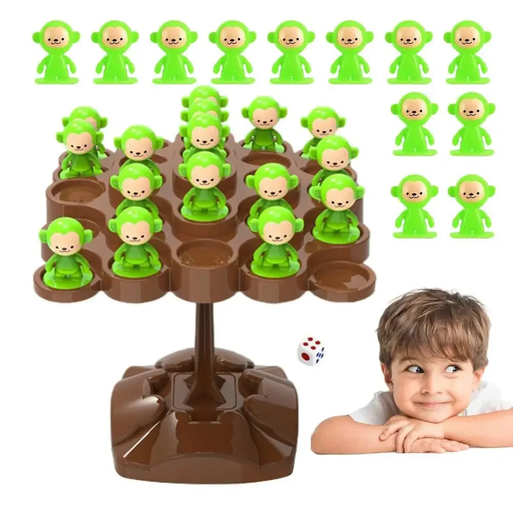 Creative Balancing Tree Toy Digital Monkey Balance Scale Educational Number Board Game Kids Learning Toys Montessori Math Toy ALPENZO
