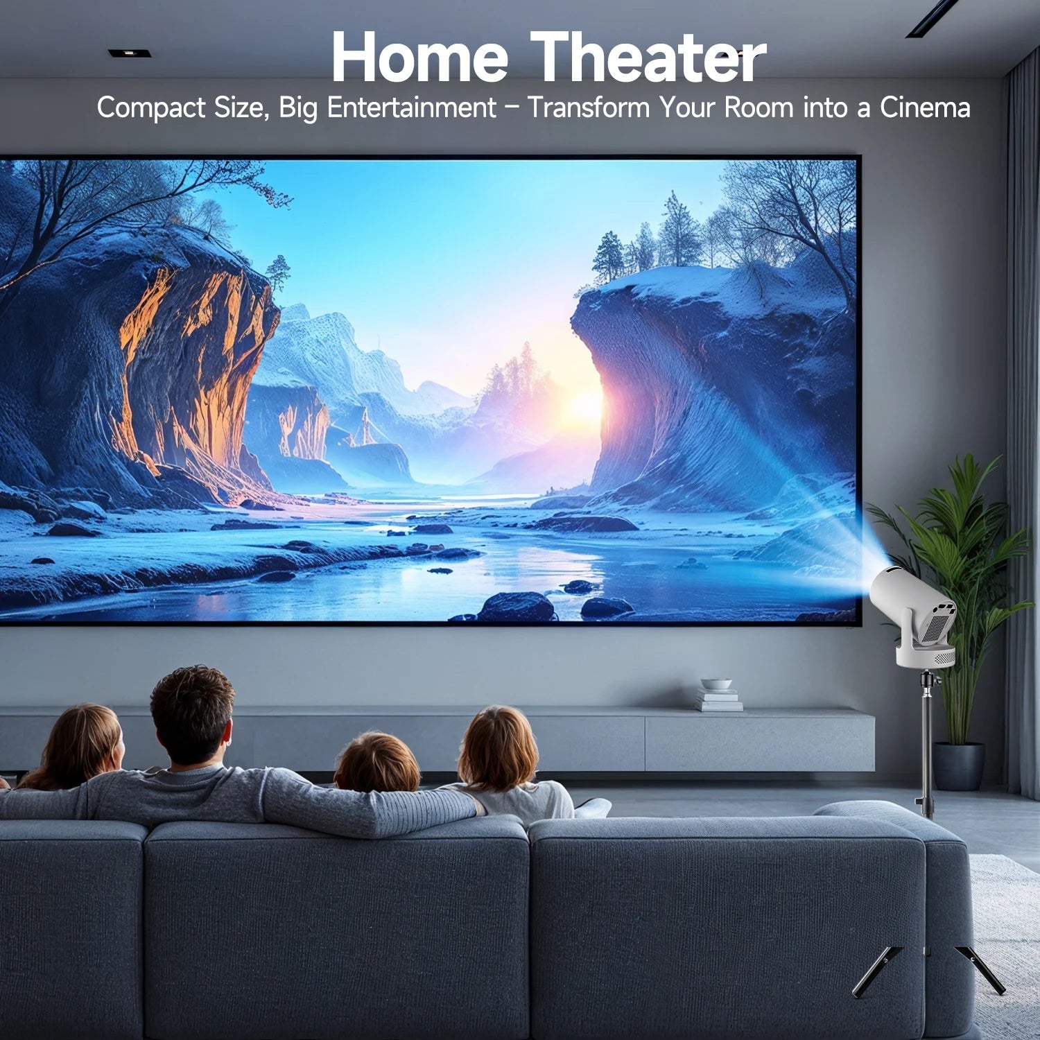 Magcubic Projector HY300 PRO + 4K Android 11 Dual Wifi6  Allwinner H713 BT5.4 1080P 1280*720P Home Cinema Outdoor Projetor ALPENZO