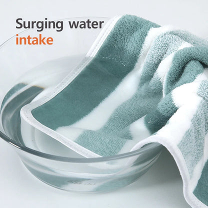 1 Pc Thickened Absorbent Bath Towel Soft Face Towel for Home - ALPENZO