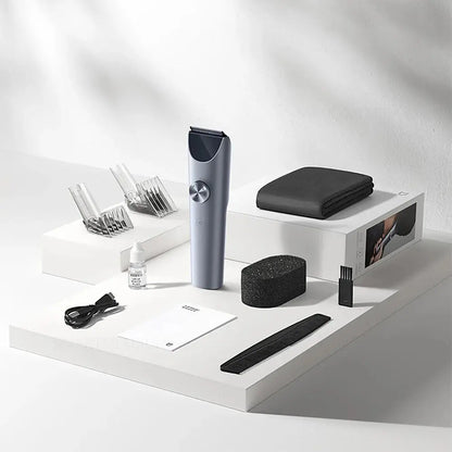 XIAOMI MIJIA Hair Clipper 2 Cutting Machine Trimmer Professional Clippers Titanium Alloy Blade Rechargeable Barber Shaver Cutter - ALPENZO
