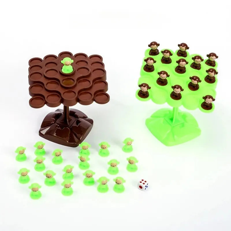 Monkey Balance Tree Focus Balance Training Children's Toys Folding Music Series Parent Child Interactive Board Game ALPENZO