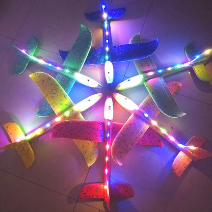 50CM Big Foam Plane Glider Hand Throw Airplane Light Inertial EPP Bubble Planes Outdoor Launch Kids Toys for Children Boys Gift ALPENZO