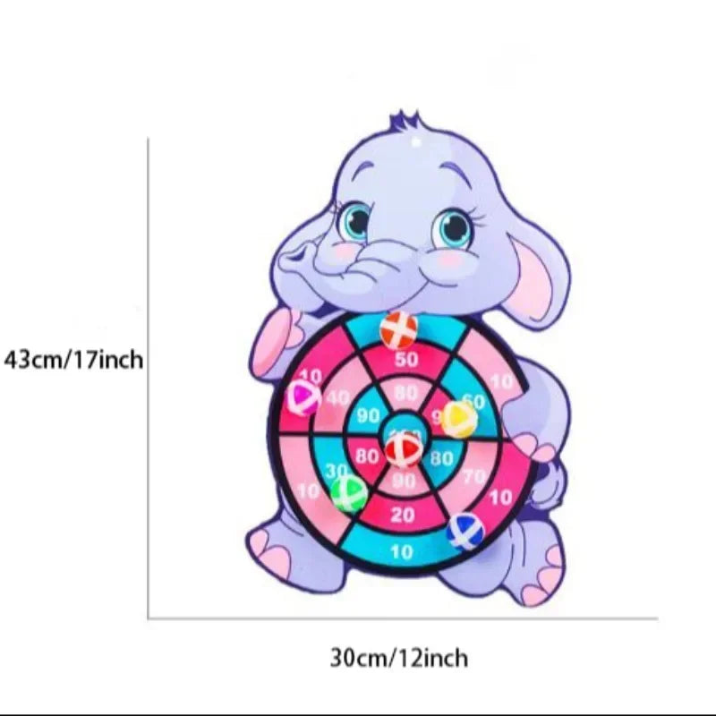 Montessori Dart Board Target Sports Game Toys For Children 4 To 6 Years Old Outdoor Indoor Girls Sticky Ball Boys Gift ALPENZO