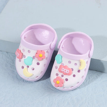 1 Pair For SD Doll For OB11 Doll Slippers Girl Gifts Doll Shoes Dolls Accessories Play House Shark Slippers ALPENZO