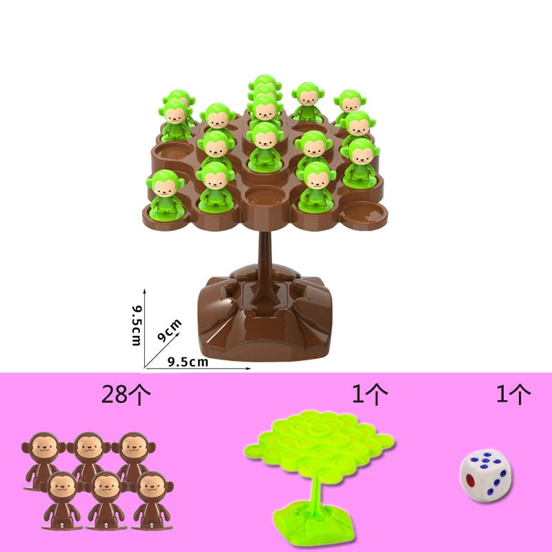 Creative Balancing Tree Toy Digital Monkey Balance Scale Educational Number Board Game Kids Learning Toys Montessori Math Toy ALPENZO