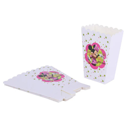 Minnie Mouse Party Decoration Disposable Tableware Minnie Cup Plate Balloon For Girls Baby Bath Birthday Party Supplies ALPENZO