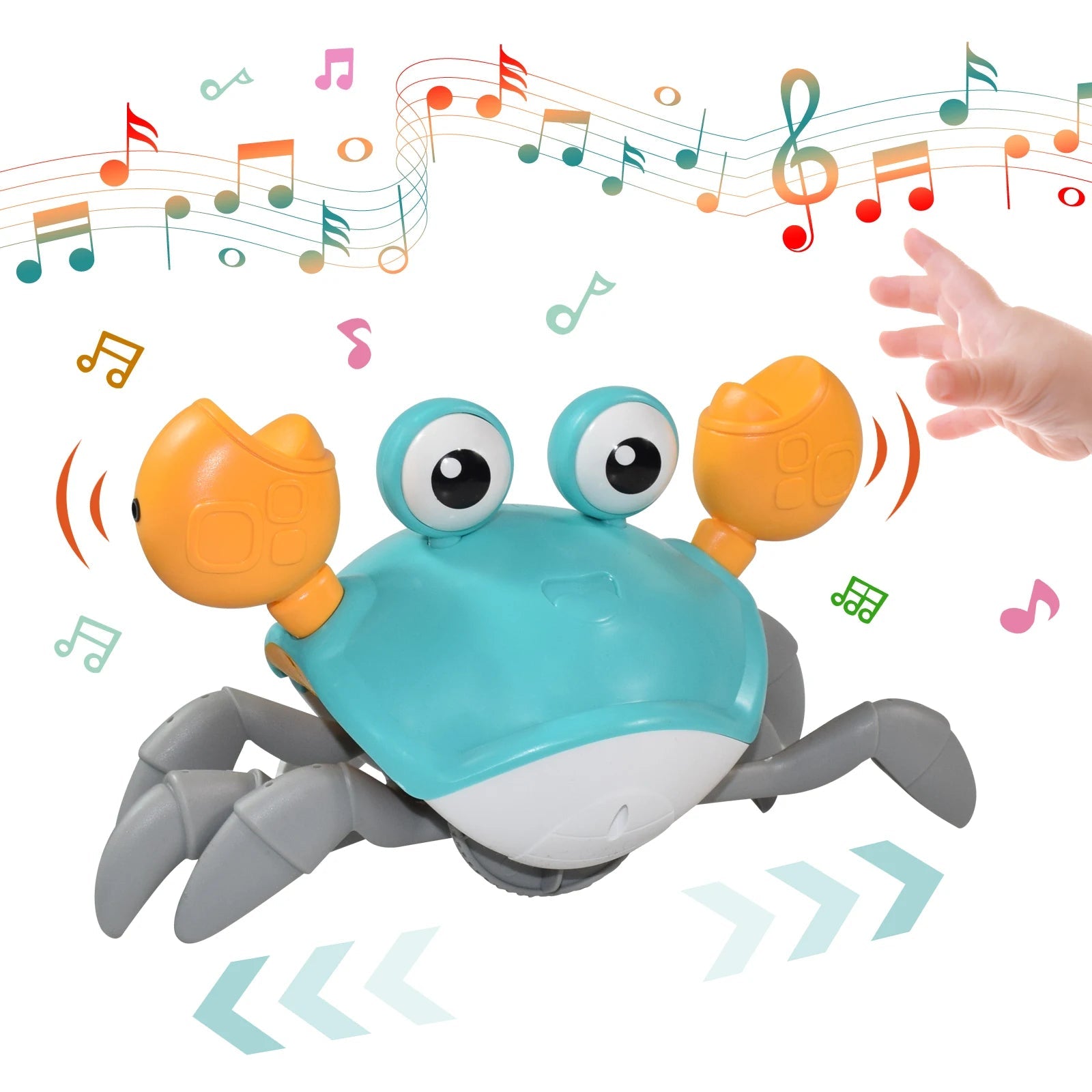 Baby Crawling Toy Kids Induction Escape Crab Octopus Baby Pets Musical Toys Electronic Educational Toddler Moving Toy for Kids ALPENZO