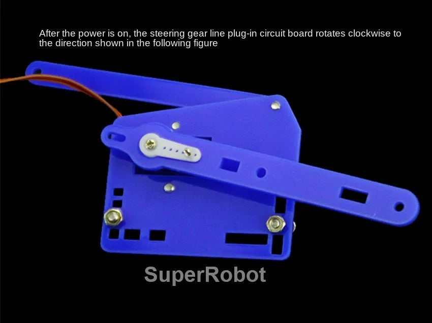 SG90 MG90S 4 Dof Unassembly Acrylic Mechanical Robot Manipulator Claw Kit For Arduino Robot Arm STEAM Kit Programming Robot Arm ALPENZO