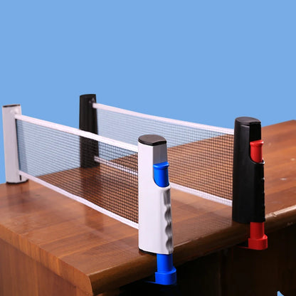 Portable Table Tennis Net Cover Gauge Retractable Table Tennis Set Catcher Racks Adjustable Tools Outdoor Home Sports Clip On