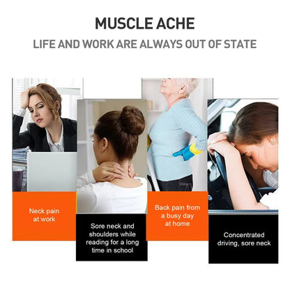 Cervical Neck Shoulder Stretcher Massage Pillow Traction Device Muscle Relaxation Relieve  Pain Cervical Spine Correction - ALPENZO