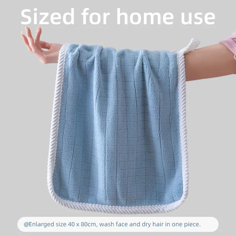 Square Spiral Bath Towel Designer Solid Color Quick Drying Water Absorbing Dry Hair Household And Daily Use Soft Square-Towels - ALPENZO