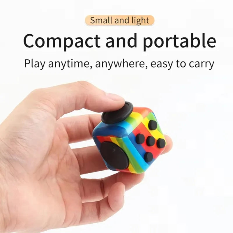 Fidget Cube Antistress Hand Spinner Decompression Toy for Autism ADHD Anxiety Sensory Toys for Kids Adults Stress Relief Toys ALPENZO