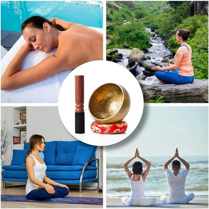 Miwayer Sing Bowl Nepal handmade Tibet Buddha sound bowl Music  Yoga Copper Sound Therapy Religious Supplies Tibetan Singing