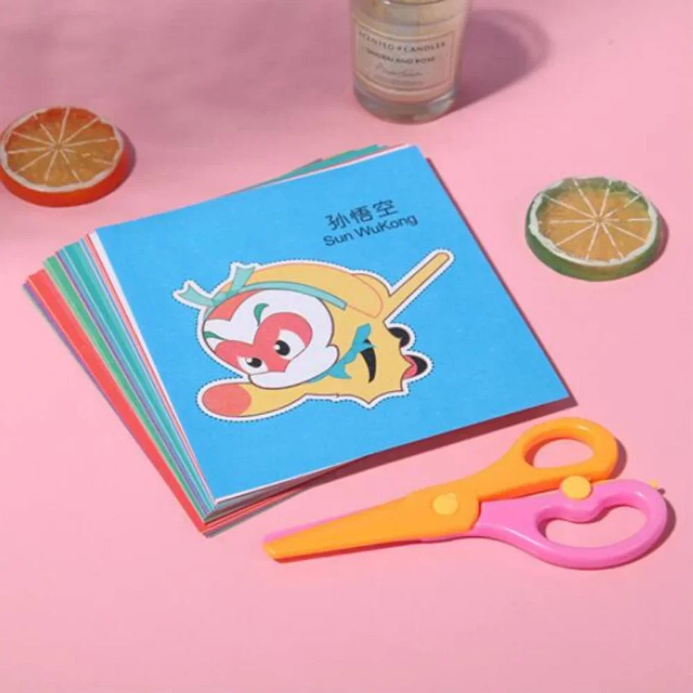48Pcs Handmade Paper Cut Book Kids Craft Toys DIY Cartoon Scrapbooking Paper Art Toys Kids Learning Toys for Children Gifts ALPENZO