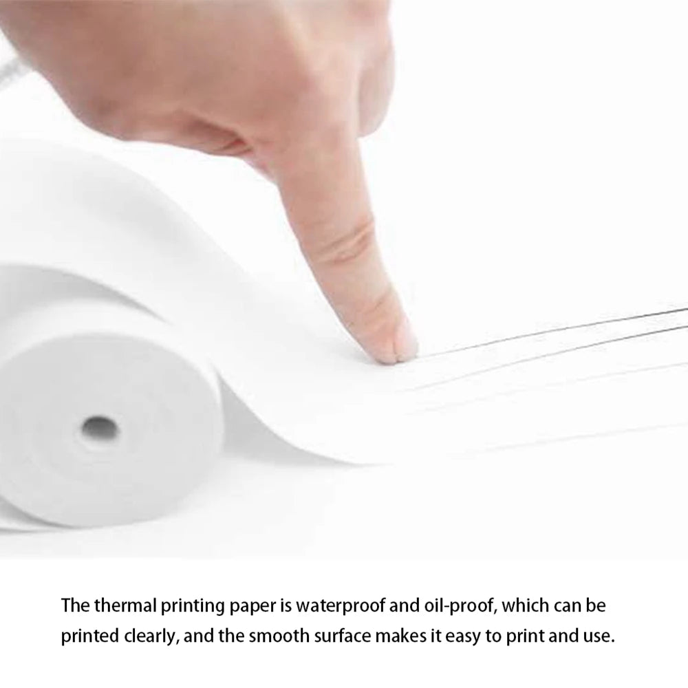 Thermal Paper MINI Printing Self-adhesive Label Sticker For Mini Printers Pose Machine Kid Camera Stickers 57mm Width Rolls ALPENZO
