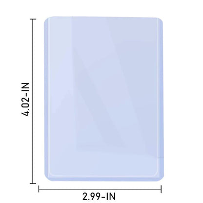 25pcs Hard Plastic Card Sleeves Game Holder PVC Cards TopLoaders Toy Top Loaders For Protectors Storage Gift Trading 3 x 4inches ALPENZO