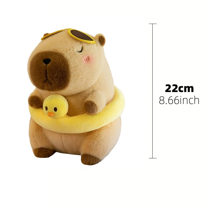 23cm Capybara Plush Simulation Capibara Anime Fluffty Toy Cute Doll Stuffed Animals Soft Doll Plush Christmas Thanksgiving Gift ALPENZO