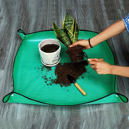 1pc Planting Ma Gardening Potting Pad Foldable Garden Plant Flower Pot Transplanting Waterproof Mats - ALPENZO