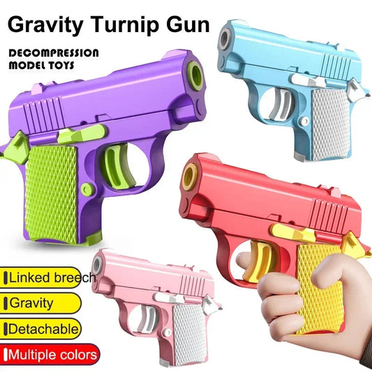 Mini 3D Gravity Printing 1911 Children'S Toy Guns Model Fidget Toy for Kids Adults Stress Relief Toy Children Decompression Gift ALPENZO