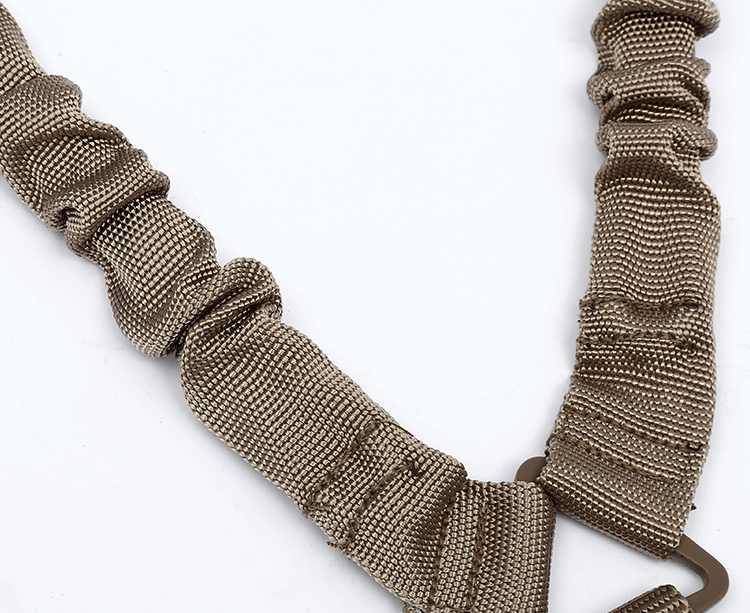 Tactical Gun Single Point Sling Adjustable Bungee Rifle Shoulder strap length for Airsoft Hunting Accessories Strap M4 with pad