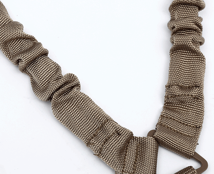 Tactical Gun Single Point Sling Adjustable Bungee Rifle Shoulder strap length for Airsoft Hunting Accessories Strap M4 with pad