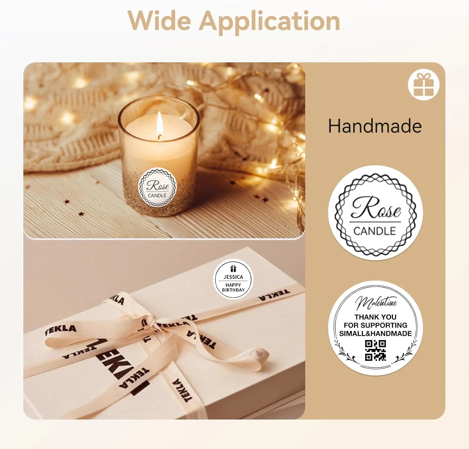 NiiMBOT B21 B1 B3S Round Label Printing Sticker Self-adhesive Thermal Waterproof Digital Number Cake Sealing Sticker Paper ALPENZO