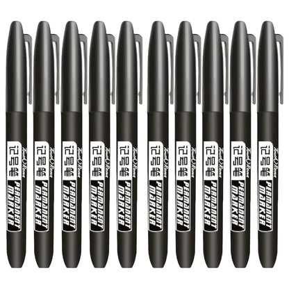 Permanent Marker Pen Drawing Markers Black Blue Red Waterproof Ink Sketch Pens Stationery Art School Supplies For Glass Metal ALPENZO
