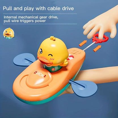 1 Pc Little Yellow Duck Kayak Toy Swimming Pool Bathroom Toy 1 Pc Little Yellow Duck Kayak Toy Swimming Pool Bathroom Toy ALPENZO