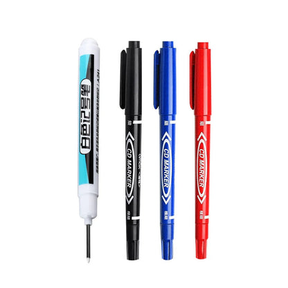 1/4Pcs White Permanent Paint Pen set for Wood Rock Plastic Leather Glass Stone Metal Canvas Ceramic Deep Hole Marker 0.7mm ALPENZO